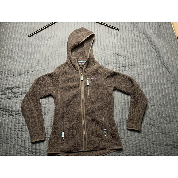 Patagonia Jackets & Blazers - Patagonia Women's Fleece Hoodie Jacket Women's Size Small Gray Full Zip
